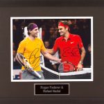 Roger Federer and Rafael Nadal 11×14 Photo