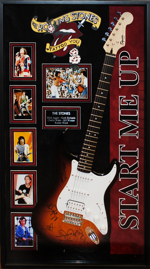 Rolling Stones Autographed Guitar Charity Fundraising Experts