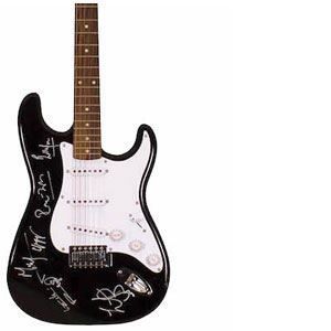 Charity Auction Items - Autographed Guitars -The Rolling Stones Guitar