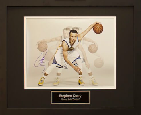 Charity Auction Items - STEPHEN CURRY- -Autographed Sports Memorabilia