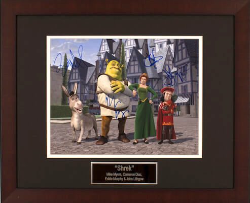 Charity Auction Items - Autographed Animation Art - Shrek