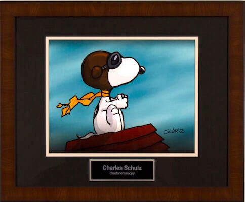 Charity Auction Items - Autographed Animation Art - Snoopy VS Red Baron