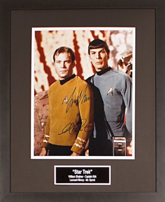 Charity Auction Items - Autographed 16×20 Movie Posters - Star Trek Shatner Nimoy 11x14