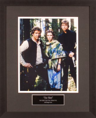 Star Wars Leia Solo Luke Matted Licensed 8X10 Photo For Frame 11X14 New  Hope - Inscriptagraphs Memorabilia - Inscriptagraphs Memorabilia