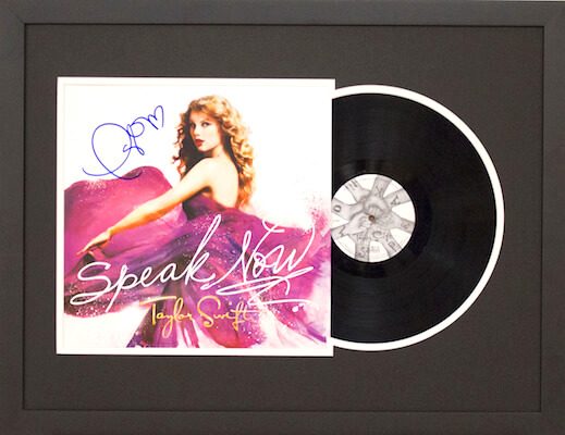 Charity Auction Items - Autographed Record Albums - Taylor Swift