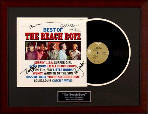 Charity Auction Items - Autographed Record Albums - The Beach Boys