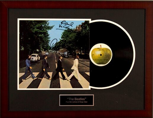 Charity Auction Items - Autographed Record Albums - The Beatles