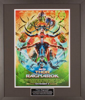 Charity Auction Items - Autographed 16×20 Movie Posters - Thor