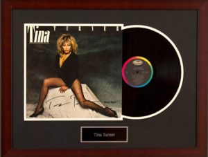 Charity Auction Items - Autographed Record Albums - Tina Turner
