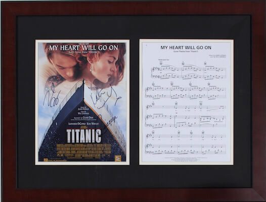 Charity Auction Items - Autographed Sheet Music - Titanic