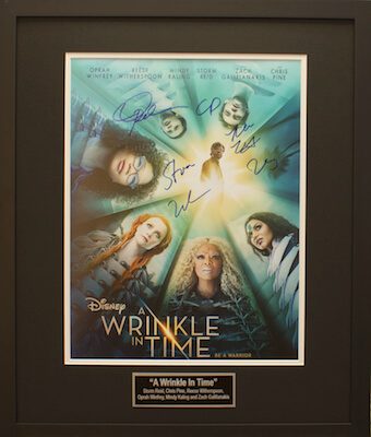 Charity Auction Items - Autographed 16×20 Movie Posters - WINKLE IN TIME