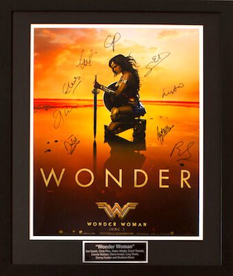 Charity Auction Items - Autographed 16×20 Movie Posters - Wonder Woman