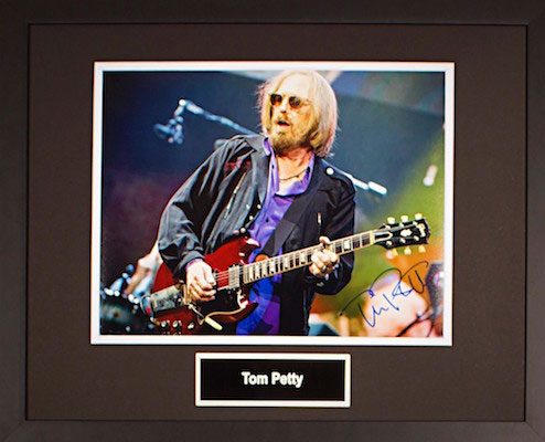 Charity Auction Items - Autographed Musician Photos - om Petty