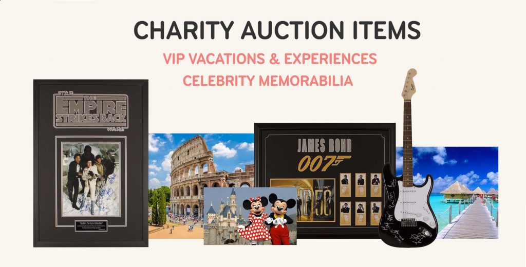 Autographed Memorabilia for Auction Fundraisers