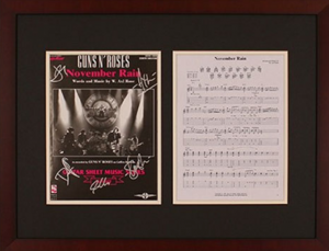 Charity Auction Items - Autographed Sheet Music